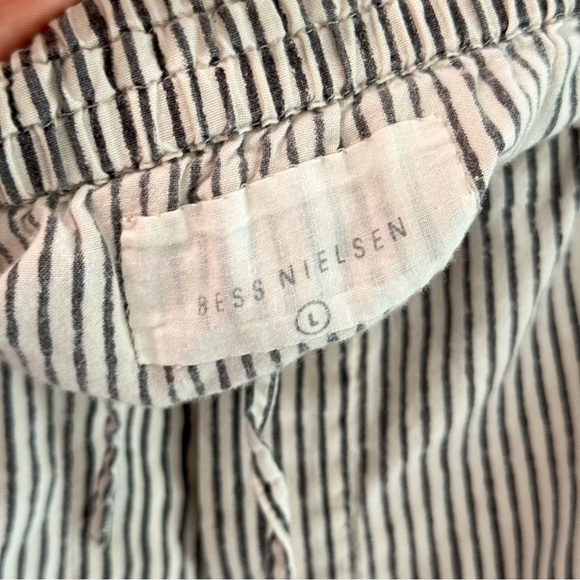 Bess Neilsen 100% Cotton Hand Woven Striped Boxer Shorts Size Large - Picture 3 of 5